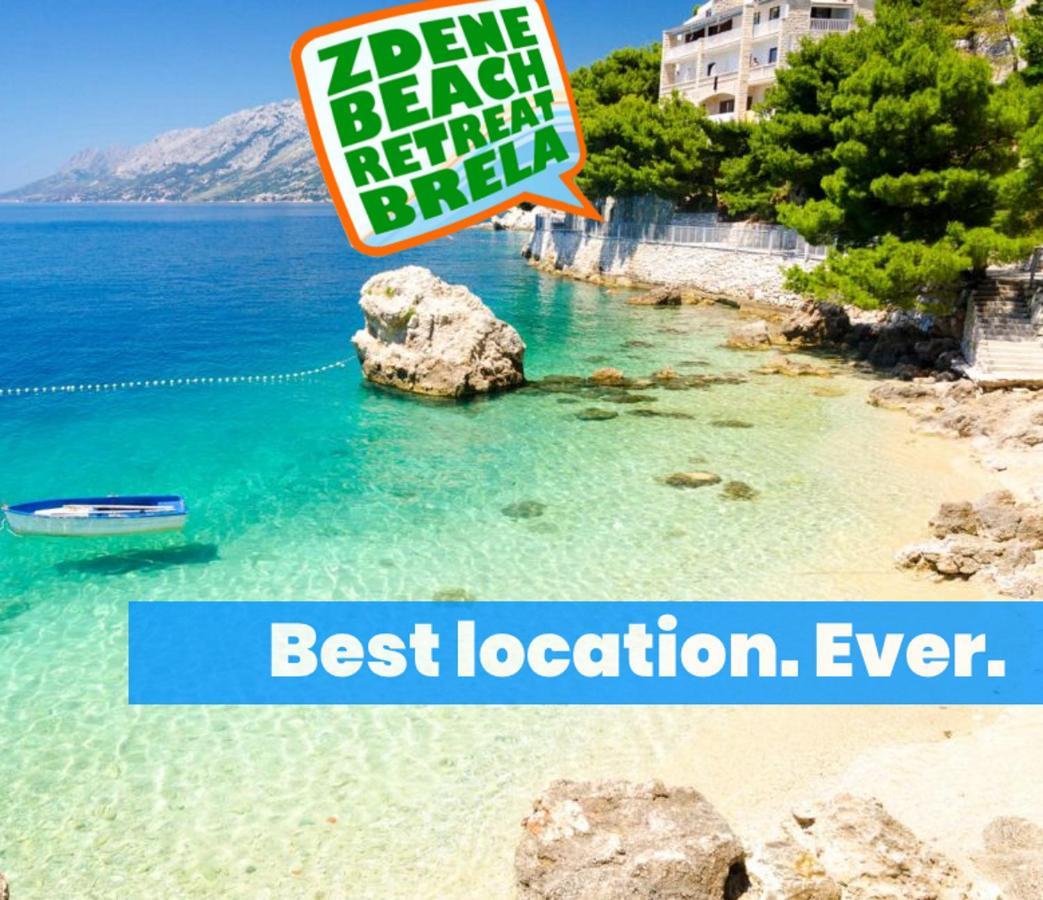 Апартаменты Brela Beach Retreat Экстерьер фото